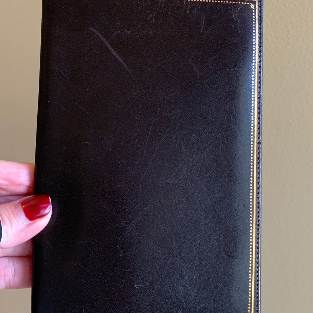 Vtg Retro “Denis of Florence” Genuine calf skin leather wallet made in Italy - Picture 4 of 15